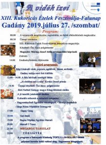 XIII. Kukoricás Ételek Fesztiválja @ Gadány