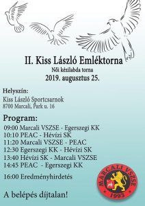 II. Kiss László Emléktorna @ Marcali