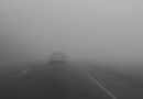 Sűrű köd rontja a látási viszonyokat