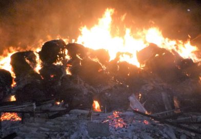 Kigyulladt egy istálló Somogysámson külterületén