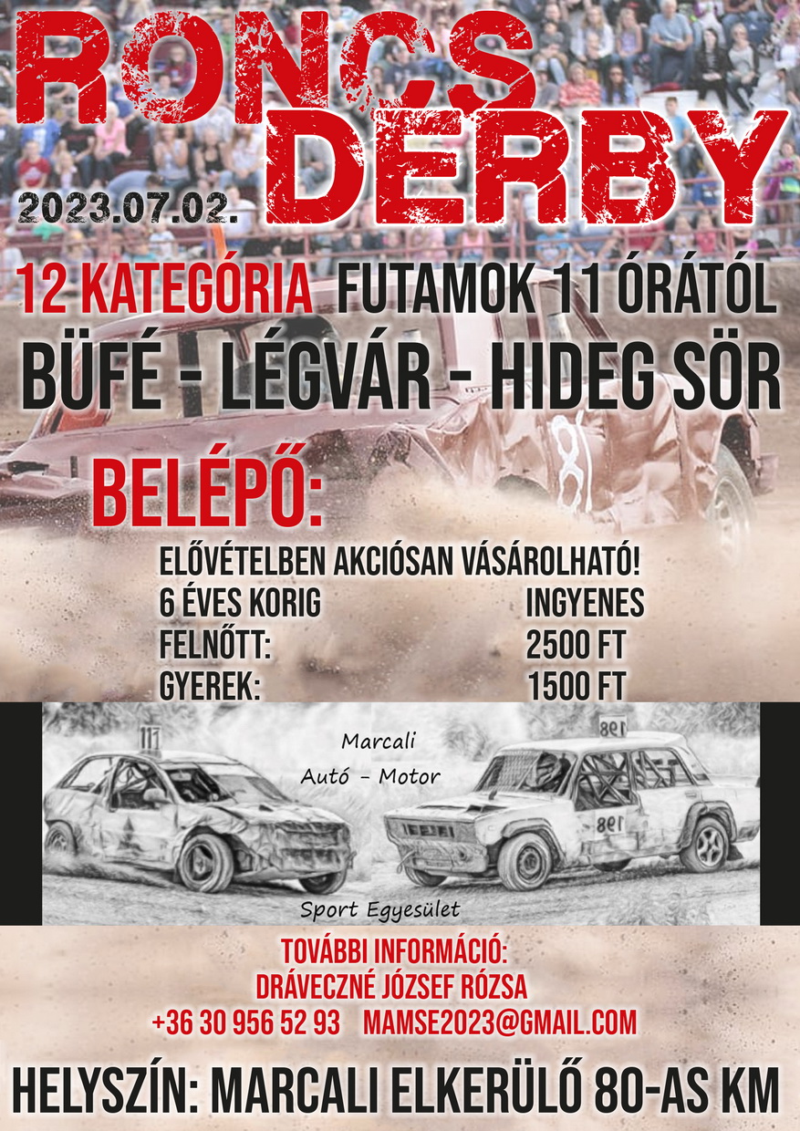 Dunántúli Roncsderbi Amatőr Rally Marcaliban