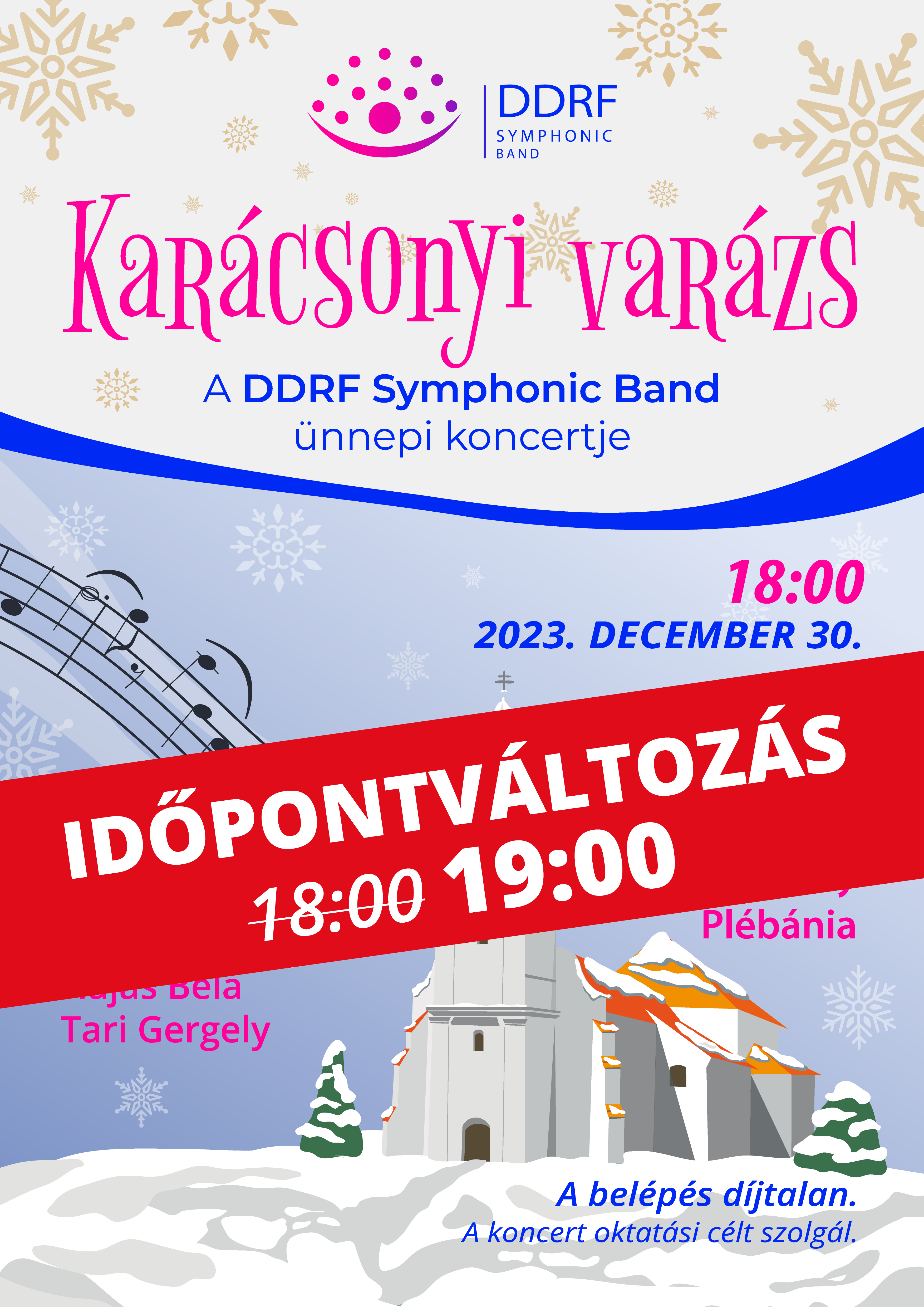 Karácsonyi varázs - DDRF Symphonic Band 2023.