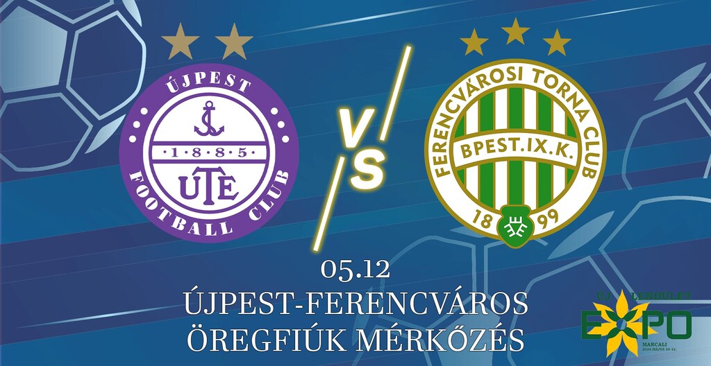 Újpest-Ferencváros öregfiúk mérkőzés