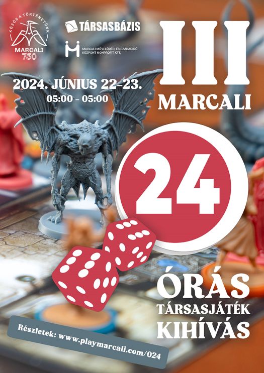 24 órás társasjáték maraton Marcaliban