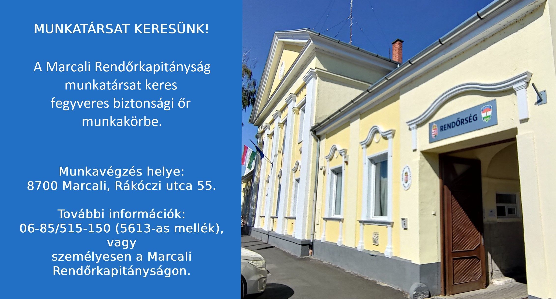 Fegyver biztonsági őr álláshirdetés