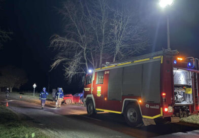 Baleset Nagybajom külterületén