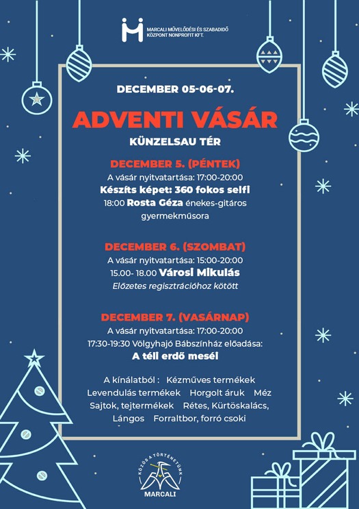 Adventi vásár Marcaliban