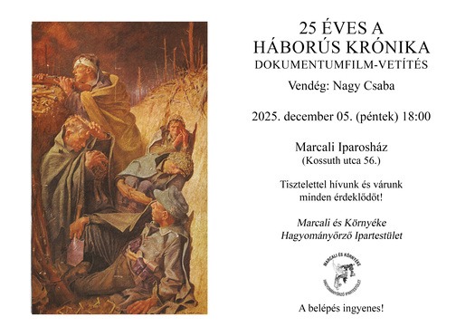25 éves a háborús krónika