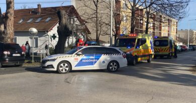 Baleset a Csomós Gergely és Hársfa utca kereszteződésnél – VIDEÓ