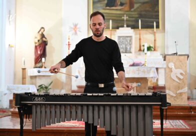 Simon Bence vibrafonművész zenés imaórája Marcaliban