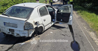 Baleset történt a 68-as főúton