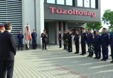 Flórián nap. Ünnepi megemlékezés a Marcali Hivatásos Tűzoltó-parancsnokságon – VIDEÓ