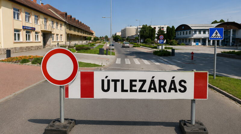 Ideiglenes útlezárás lesz Marcali belvárosában a Mozgás Éjszakája rendezvény miatt