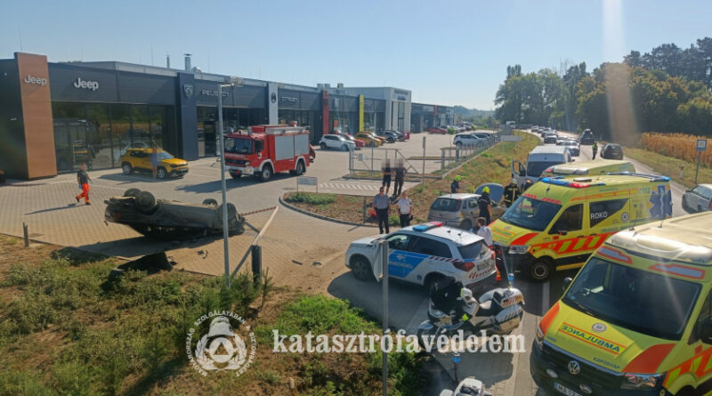 Három gépkocsi karambolozott Kaposváron