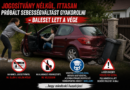Jogosítvány nélkül, ittasan próbált sebességváltást gyakorolni – baleset lett a vége 