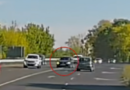 Frontális ütközést úszott meg a vétlen autós Jutánál – VIDEÓ