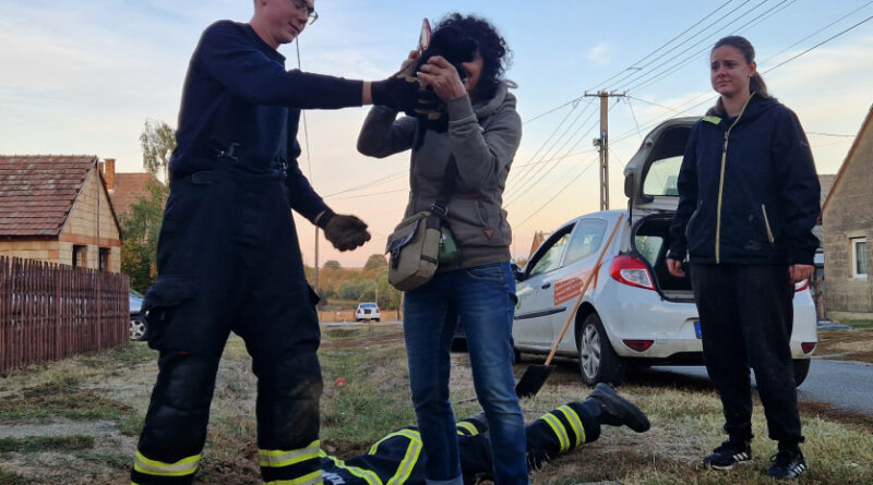 Kölyökkutyákat mentettek a tűzoltók
